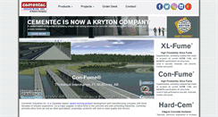 Desktop Screenshot of cementec.ca
