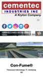 Mobile Screenshot of cementec.ca